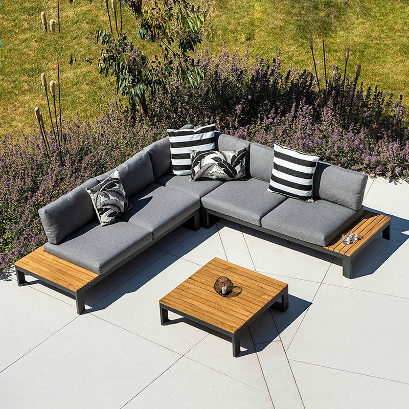 Outdoor teak sofa set