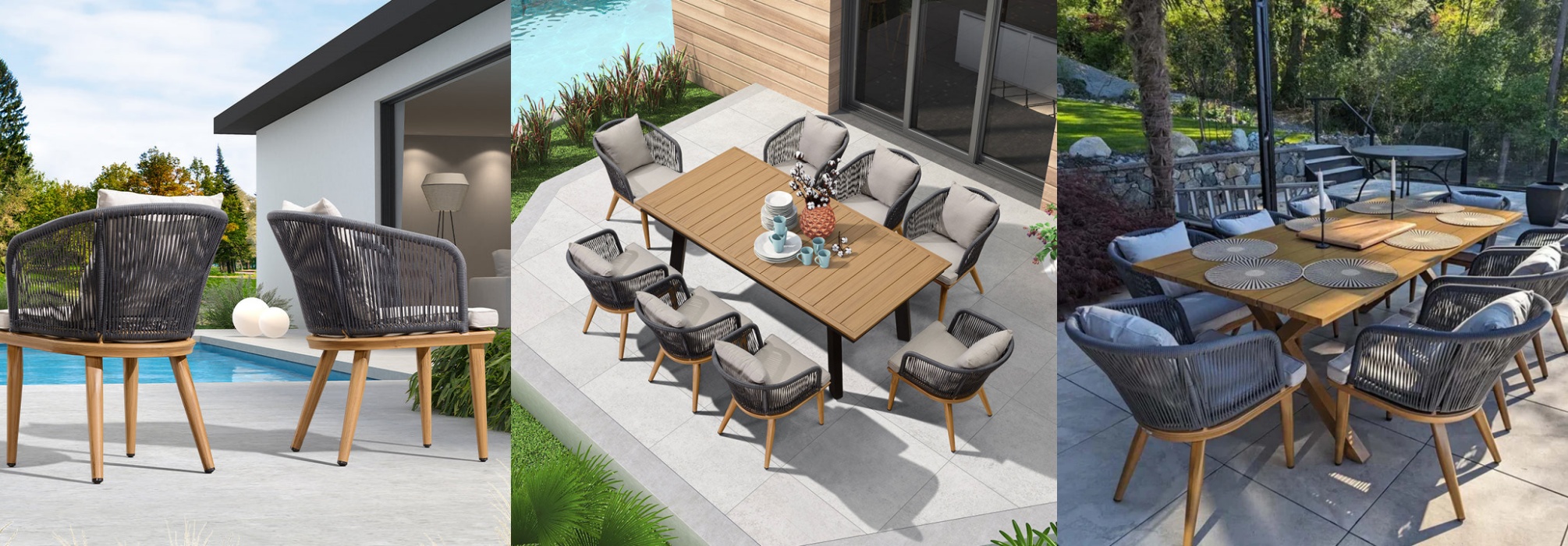 Bali outdoor dining set